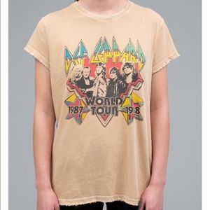 Junk Food Def Leppard Tour Tee